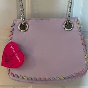 Betsey Johnson pastel lavender bag